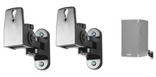Pair Hidden Wall Swivel Brackets For Polk Audio RTI A3 Bookshelf Speakers