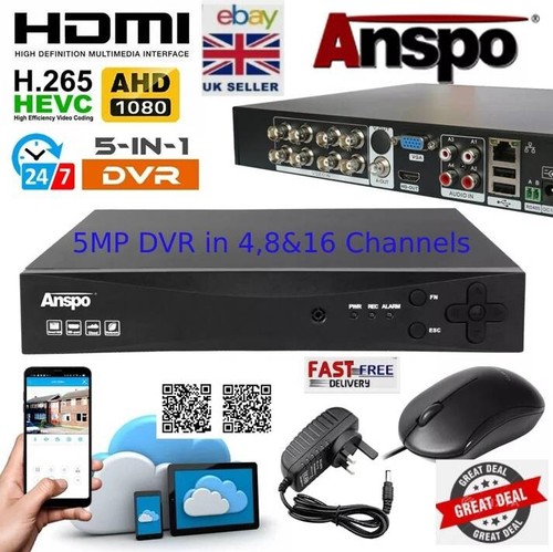 Anspo 5mp smart cctv - smart, dvr