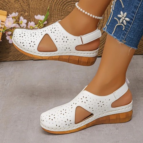 Women solid color sandals - solid,