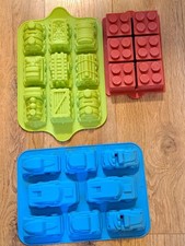 Cake Moulds X3. Car, Train And