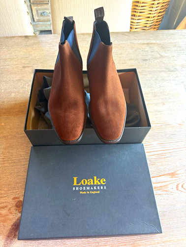 Loake caine brown suede - loake,