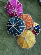 Multicoloured Mehndi Umbrella Decorative -Handmade-Pakistani-Mehndi-Shadiseason