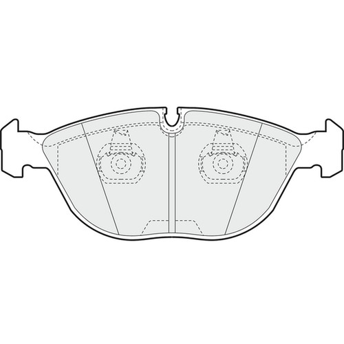Brake pads set for - for, bentley