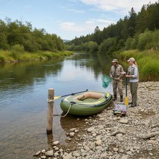 Portable Fishing Boat Complete