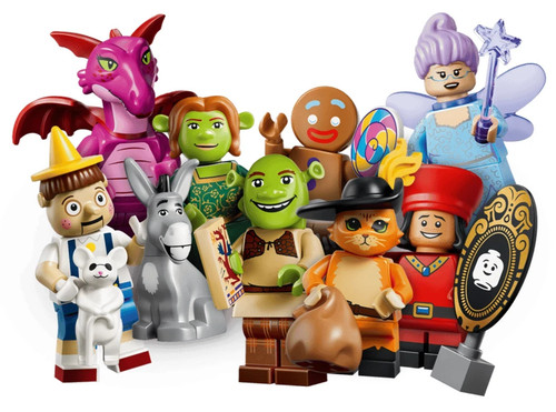 Lego shrek series minifigures - lego,