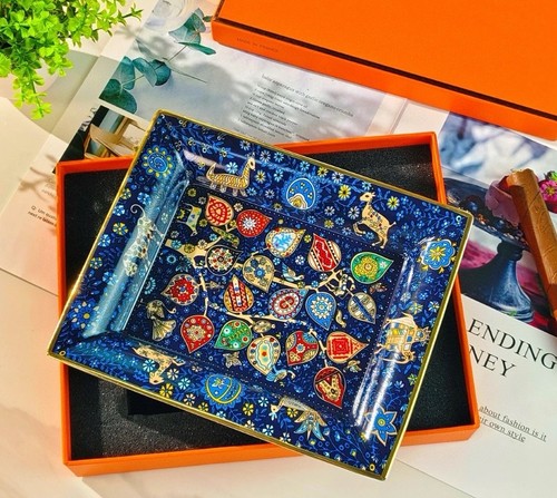 Hermes porcelain ashtray - hermes,
