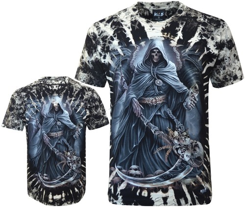 Tie dye shirt grim reaper - dye, t-shirt