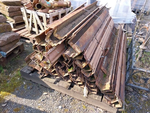 Reclaimed cast iron guttering - iron,