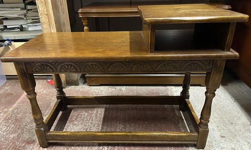 Vintage telephone stand - telephone,