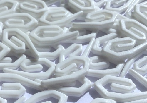 Curtain hooks plastic white - curtain,