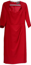 BOMBSHELL Red Dress £269 - Katya Wildman - UK 10 - Sold out dress - W 28"