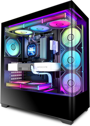 Case atx pwm argb - pwm, fans