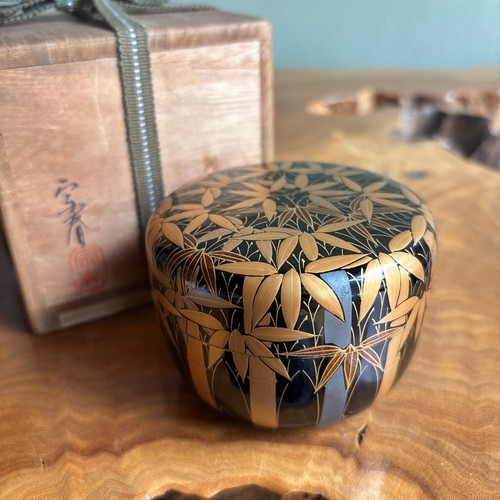 Japanese natsume lacquer tea - lacquer,