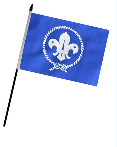 Scout blue hand - blue, 6"