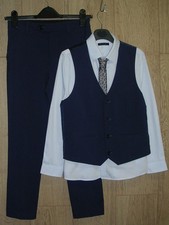 Next Boys Navy Suit Trousers