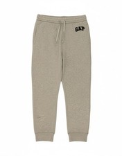 GAP Mens Graphic Tracksuit Trousers Joggers Medium  Grey Cotton AE08