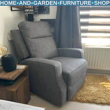 Grey electric armchair fabric - grey,
