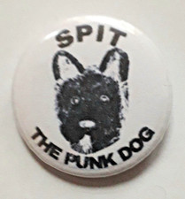 25mm Badge of Spit The Dog From Tiswas Bob Carolges