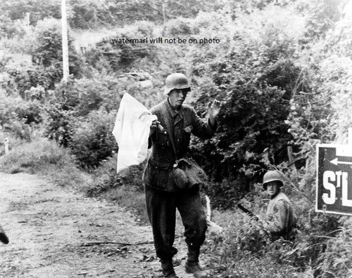 Surrendering german soldier - surrendering,