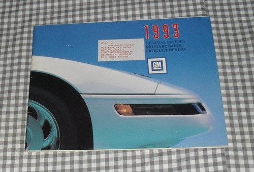 Military sales brochure - gm,