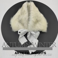 Faux Fur Scarf Collar Wrap –