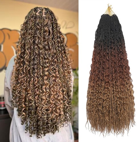 Goddess boho box braids - goddess,