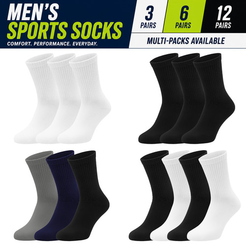 Mens sports socks pairs - mens,