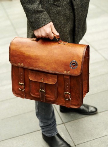 Laptop bag men - laptop, genuine