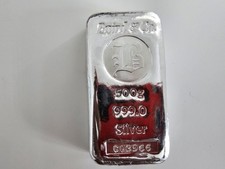 1 x 500g Silver Baird & Co Bullion Bars Condition Investment Grade.