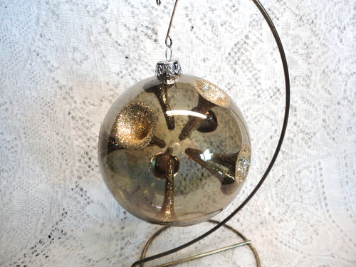 Hand blown glass glitter - blown,