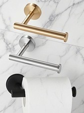 Toilet Roll Holder Tissue Paper Stand Wall Mounted Bathroom Stainless Steel UK.