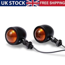 2x Small 12V Black Bullet