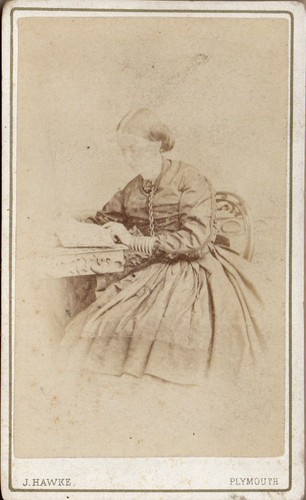 1869 cdv named mrs hullah - 1869,