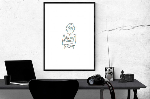 John lennon nyc music - a4, 3d