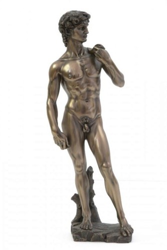 David bronze figurine - david,