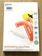 PAVO 2x75 Micron A4 Laminating