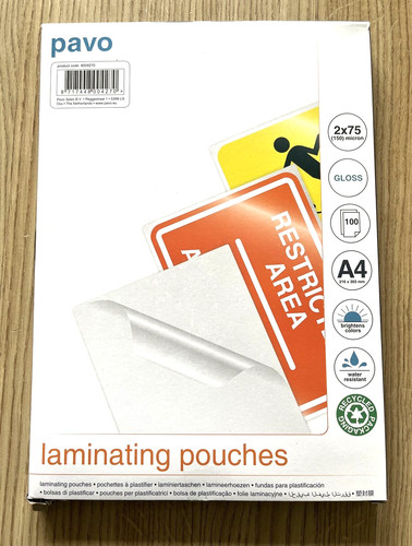 Pavo 2x75 micron laminating - pavo, a4