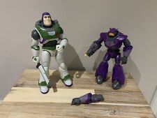 Disney Pixar Buzz Lightyear & Emperor Zurg Figures With Blaster Arm Replacement