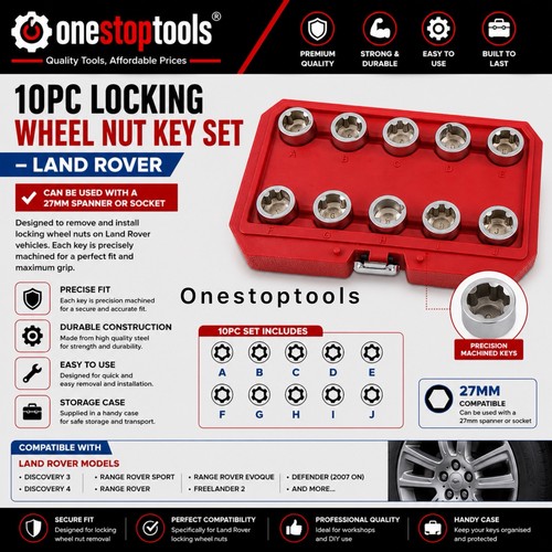 10pc land rover locking - land,