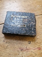 Antique Leather Bound Iron