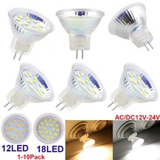 MR11 LED Light Bulbs AC/DC12V-24V Halogen Bulb 5W Spotlight Lamp GU4 Bi-Pin Base