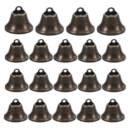 30pcs retro bronze metal bells - 30pcs,