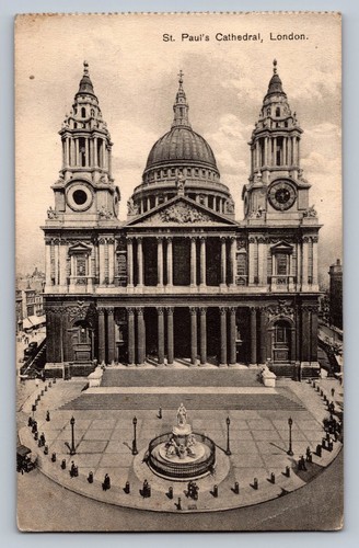 Postcard london st pauls - postcard,