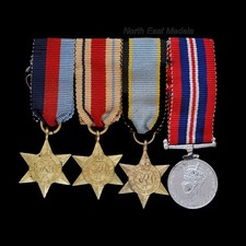 WW2 Miniature Medal Group of 4