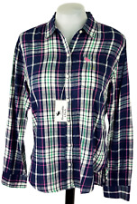 ABERCROMBIE & FITCH Womans Blue L/S EVENING SHIRT DRESS U/U/Soft - S (M) - £65