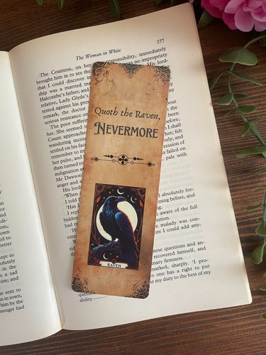 Edgar allan poe raven bookmark - edgar,
