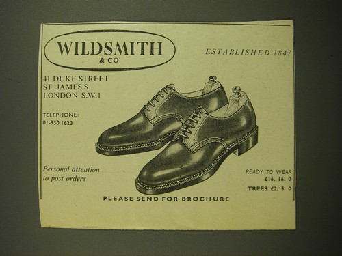 1967 wildsmith shoes - 1967,