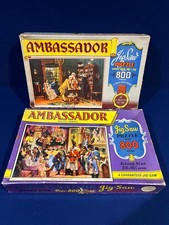 2 x VINTAGE AMBASSADOR 800 PIECE JIGSAWS - FREE UK POSTAGE!!