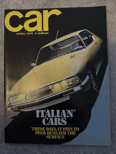 Car magazine april 1970 alfa - car,