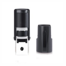 Coffee Bean Stamp - Loyalty Card Stamper - Self Inking Black Ink, 11mm